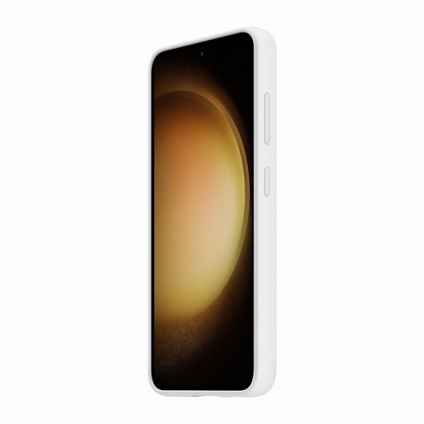 Original Galaxy S23 Kuori Silicone Grip Case Valkoinen