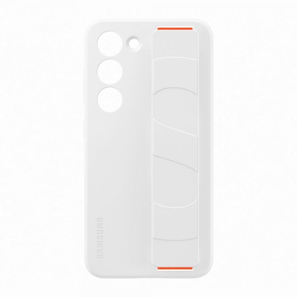 Original Galaxy S23 Kuori Silicone Grip Case Valkoinen