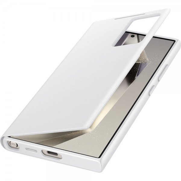 Original Galaxy S24 Ultra Kotelo Smart View Wallet Case Valkoinen