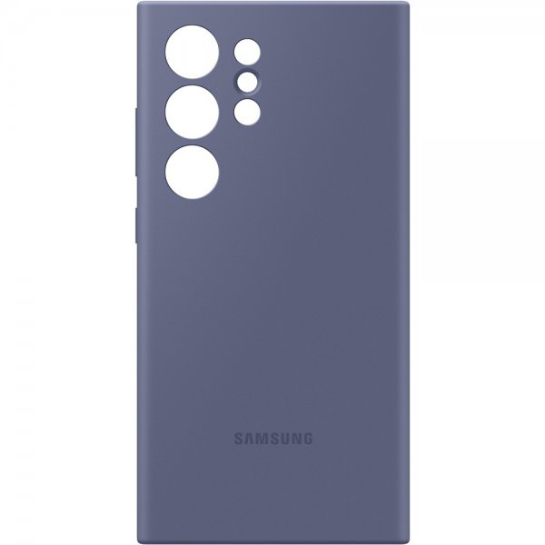Original Galaxy S24 Ultra Kuori Silicone Case Violet