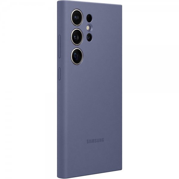 Original Galaxy S24 Ultra Kuori Silicone Case Violet
