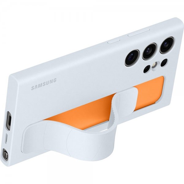 Original Galaxy S24 Ultra Kuori Standing Grip Case Light Blue