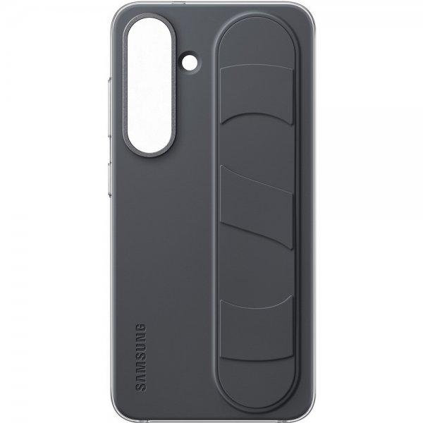 Original Galaxy S25 Kuori Standing Grip Case Musta