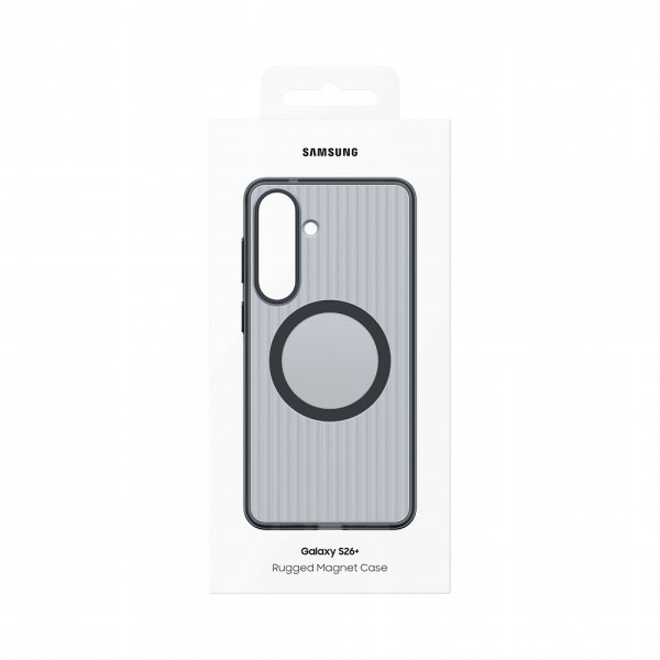 Original Samsung Galaxy S26 Plus Kuori Rugged Magnet Case Musta