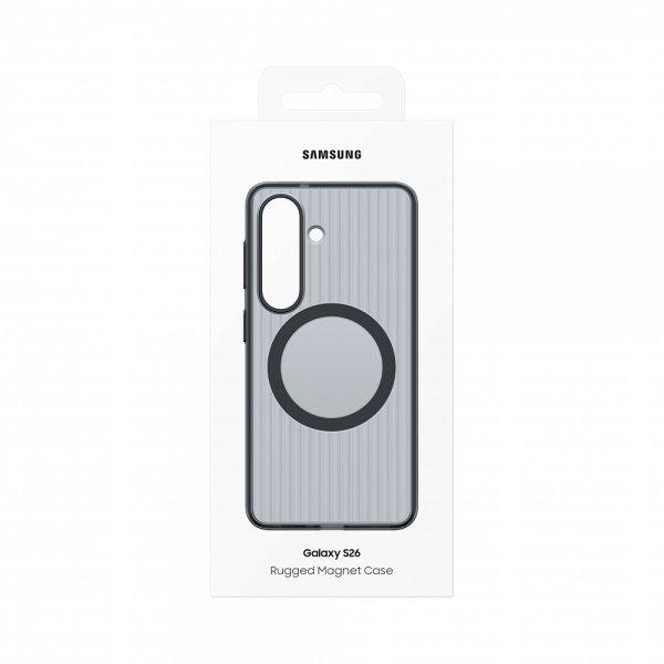 Original Samsung Galaxy S26 Kuori Rugged Magnet Case Musta