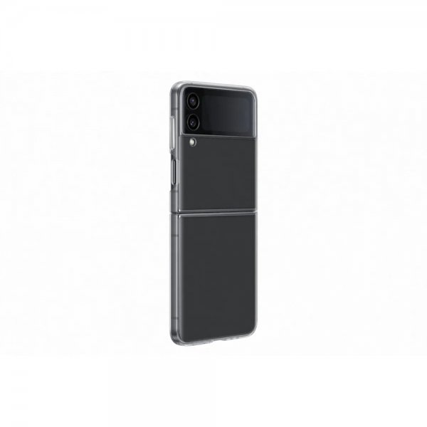 Original Galaxy Z Flip 4 Kuori Clear Slim Cover Läpinäkyvä