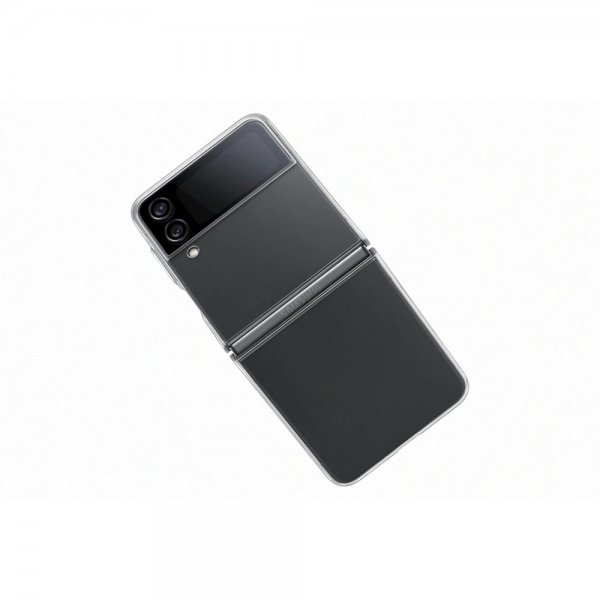 Original Galaxy Z Flip 4 Kuori Clear Slim Cover Läpinäkyvä