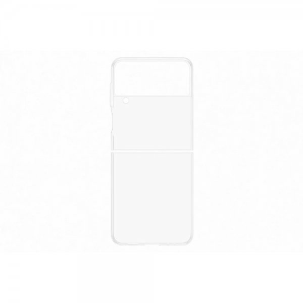 Original Galaxy Z Flip 4 Kuori Clear Slim Cover Läpinäkyvä