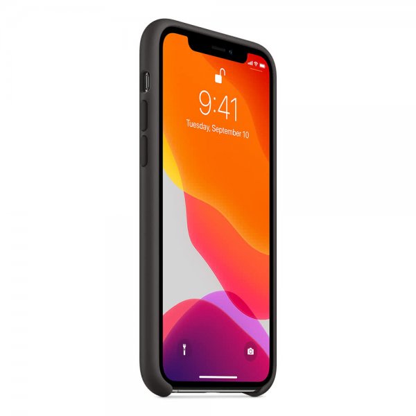 Original iPhone 11 Pro Suojakuori Silikoniii Case Musta