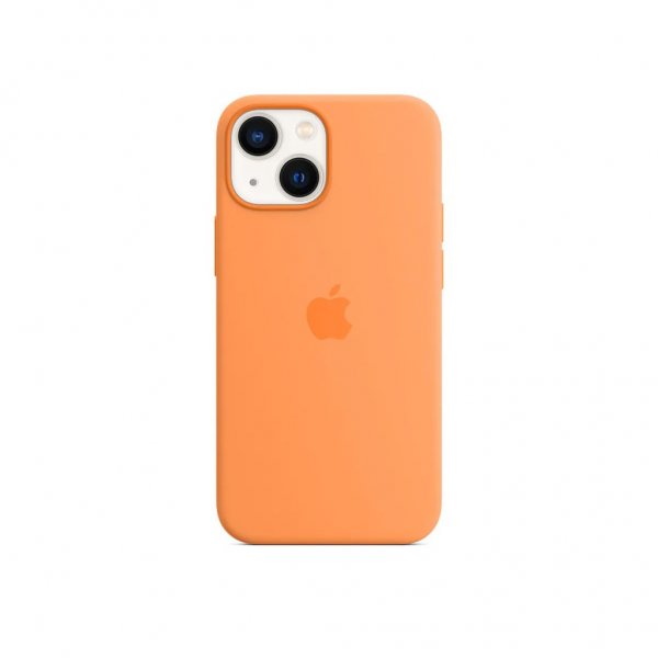 Original iPhone 13 Mini Kuori Silicone Case MagSafe Marigold