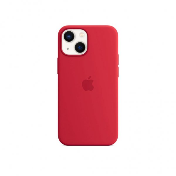 Original iPhone 13 Mini Kuori Silicone Case MagSafe RED