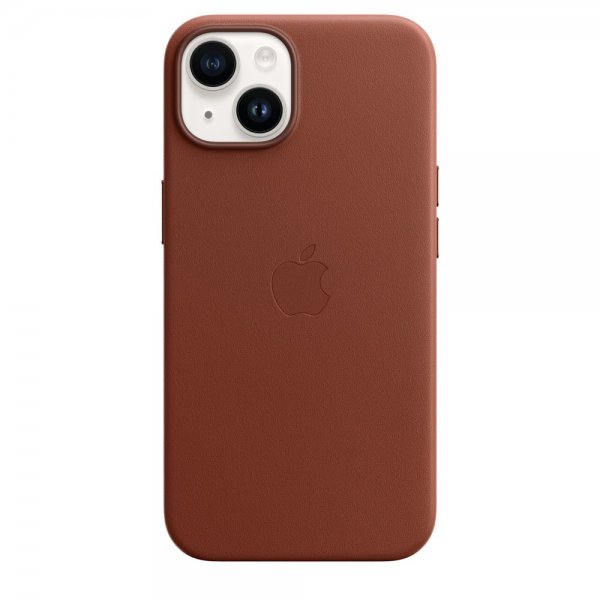 Original iPhone 14 Plus Kuori Leather Case MagSafe Umbra