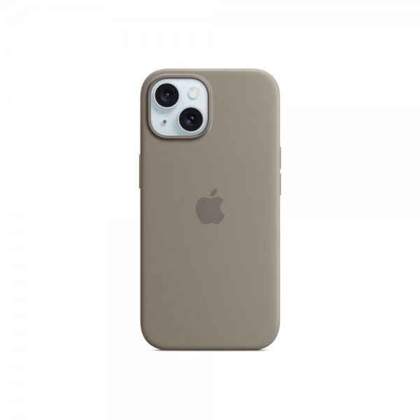 Original iPhone 15 Kuori Silicone Case MagSafe Clay