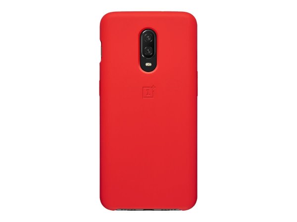 Original Kuori OnePlus 6T Silikonii Punainen