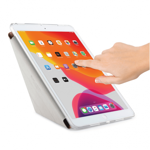 iPad 10.2 (gen 7/8/9) Kotelo Metallic Origami Ruusukulta