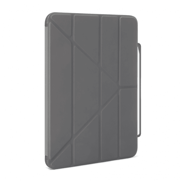 iPad Air 11 (M2/M3) Kotelo Origami No3 Pencil Case Harmaa