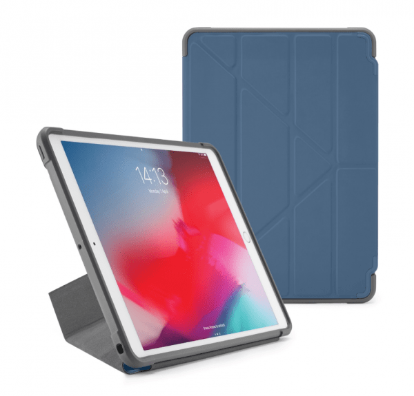iPad Air 2019/iPad Pro 10.5 Kotelo Origami Shield Merensininen