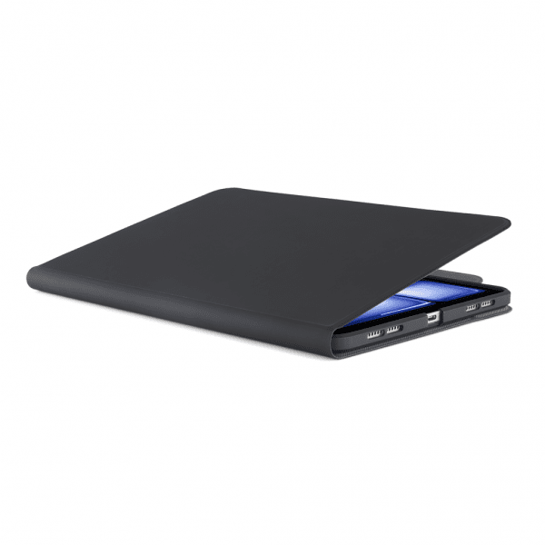 iPad Air 11 (M2/M3) Kotelo Origami No5 Rotating Folio Case Musta