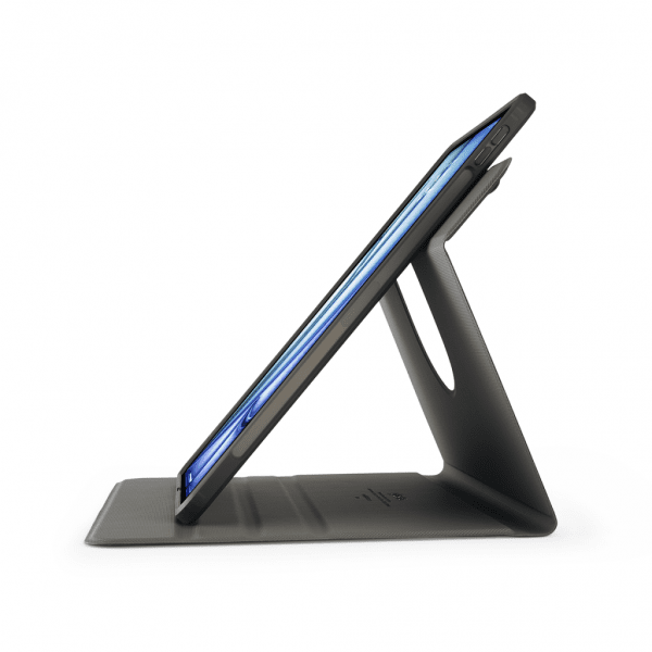 iPad Air 11 (M2/M3) Kotelo Origami No5 Rotating Folio Case Musta