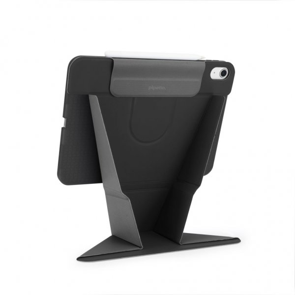 iPad Air 13 (M2/M3) Kotelo Origami No6 Stand Musta