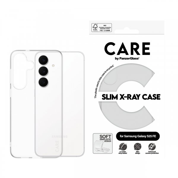 Samsung Galaxy S25 FE Kuori Slim X-Ray Läpinäkyvä