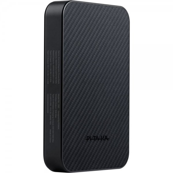 MagSafe Powerbank Aramid Fiber 10 000 mAh Black/Grey Twill