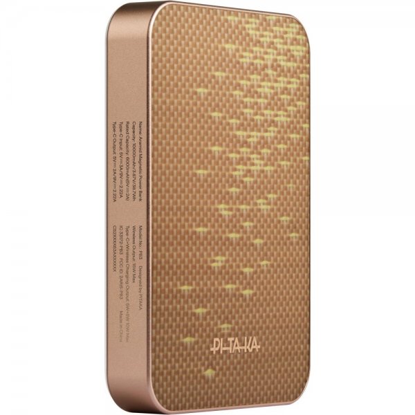 MagSafe Powerbank Aramid Fiber 10 000 mAh Golden Glint