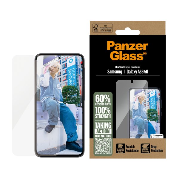 Samsung Galaxy A36 Näytönsuoja Ultra-Wide Fit EasyAligner