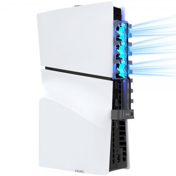 PlayStation 5 Slim jäähdytysventtiili LEDvalolla