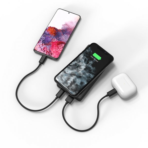 Power Bank Powerstation Wireless XL Musta