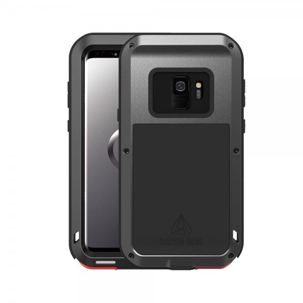 PoweRFul Case Samsung Galaxy S9 Super GUARD Kuori Iskunkestävä Musta