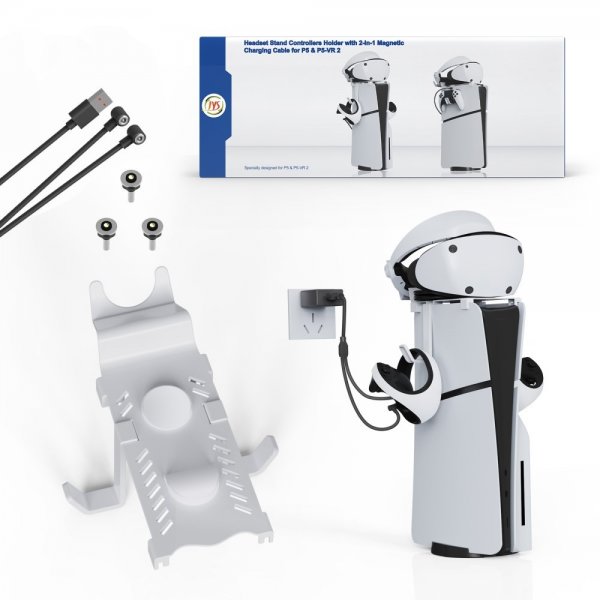 PS5/PS5 Slim latausasema VR2/DualSenseohjaimille