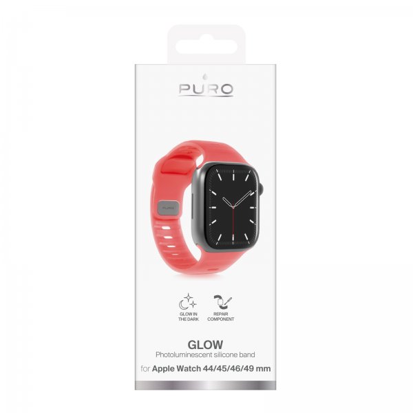 Apple Watch 44/45/46/Ultra 49mm Ranneke Glow Oranssi