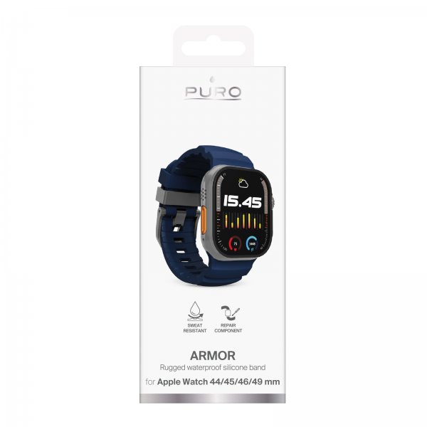 Apple Watch 44/45/46/Ultra 49mm Ranneke Armor Sininen
