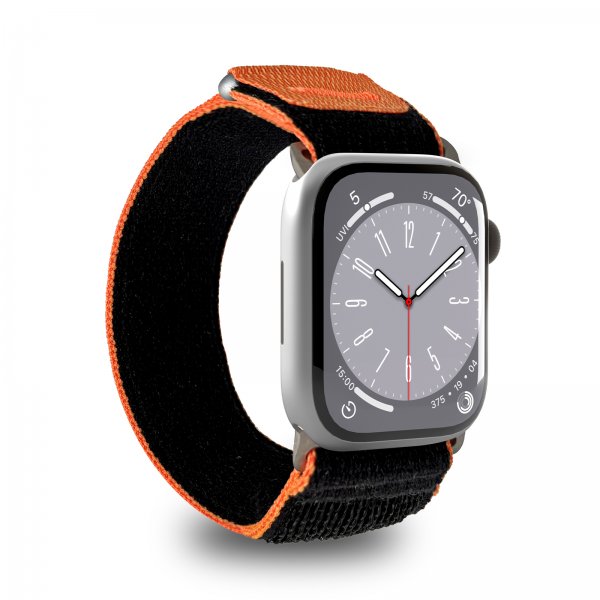 Apple Watch 44/45/46mm/Ultra 49mm Ranneke Trial Loop Musta