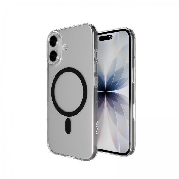 iPhone 17 Kuori Lite Mag Läpinäkyvä Musta