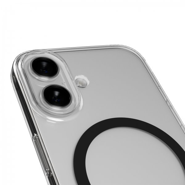 iPhone 17 Kuori Lite Mag Läpinäkyvä Musta