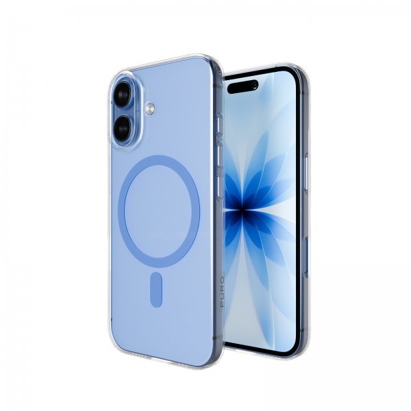 iPhone 17 Kuori Lite Mag Läpinäkyvä Sininen