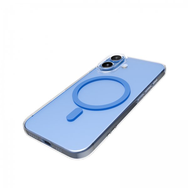 iPhone 17 Kuori Lite Mag Läpinäkyvä Sininen