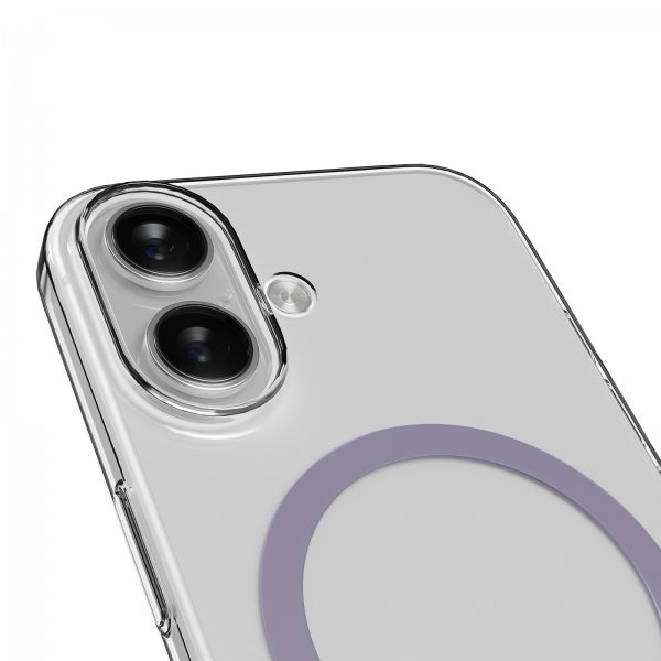 iPhone 17 Kuori Lite Mag Läpinäkyvä Laventeli