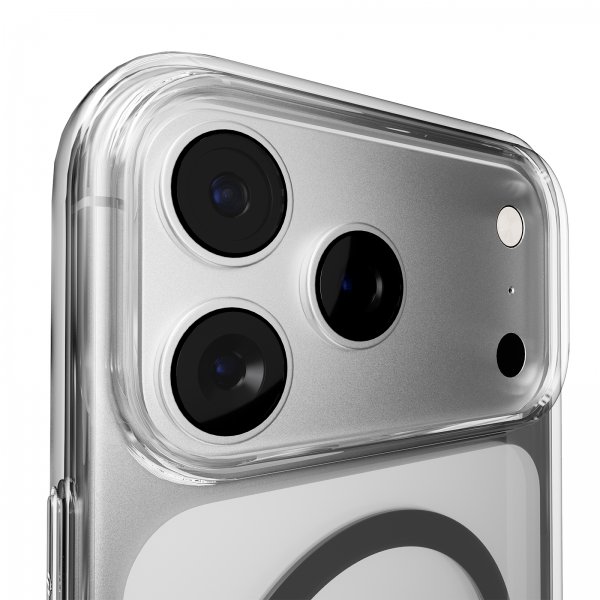 iPhone 17 Pro Kuori Lite Mag Läpinäkyvä Musta