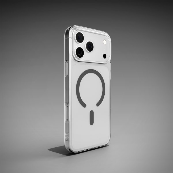 iPhone 17 Pro Kuori Lite Mag Läpinäkyvä Musta