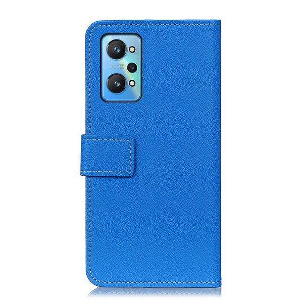 Realme GT Neo 2 Kotelo Litchi Sininen