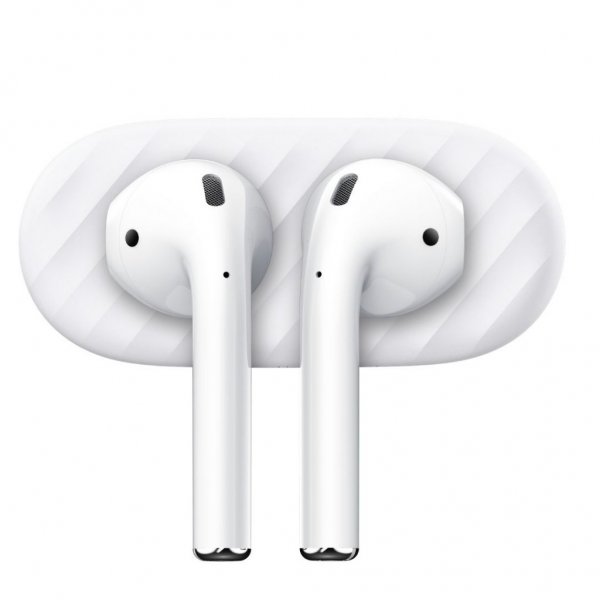 AirDockz Magneettinen pidike varten Airpods Valkoinen