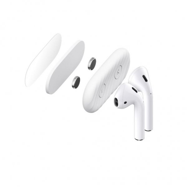 AirDockz Magneettinen pidike varten Airpods Valkoinen