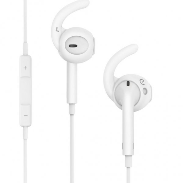 EarBuddyz Ear Hooks varten AirPods ja EarPods Valkoinen
