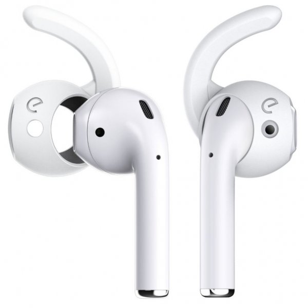 EarBuddyz Ear Hooks varten AirPods ja EarPods Valkoinen