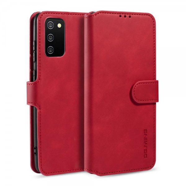 Samsung Galaxy A02s Kotelo Retro Punainen