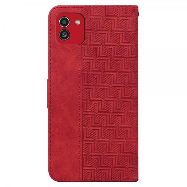 Samsung Galaxy A03 Kotelo Aihe Punainen