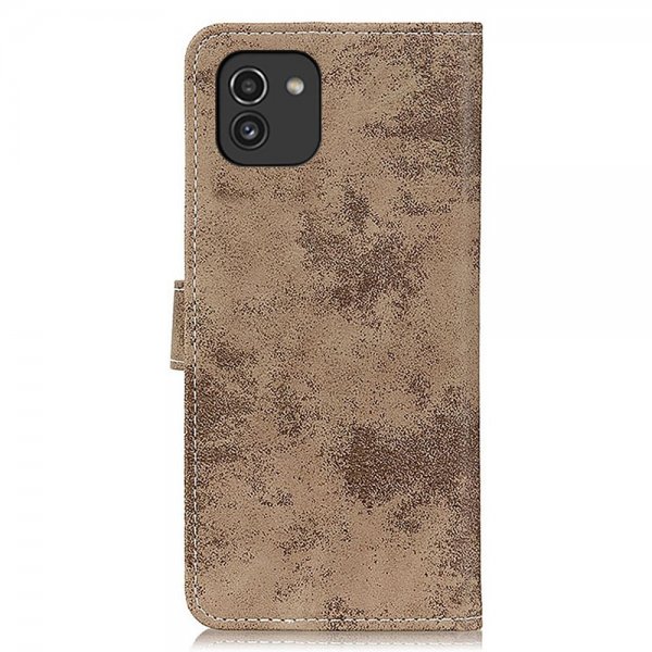 Samsung Galaxy A03 Kotelo Vintage Khaki